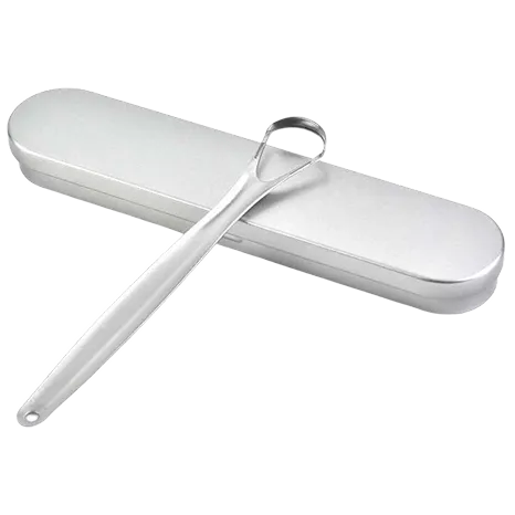 Dụng cụ cạo lưỡi vệ sinh răng miệng bằng thép không gỉ